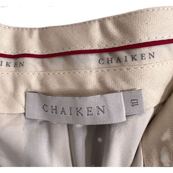 Chaiken Womens Pants 8 Gray Wool Blend Straight Leg Trousers - Picture 4 of 5